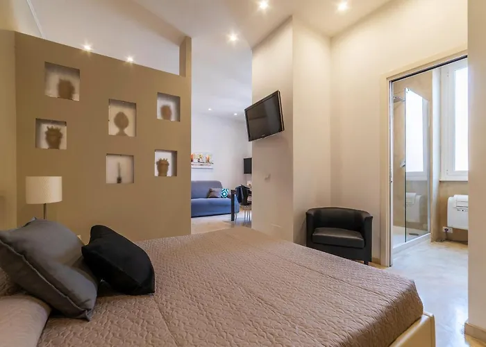 Guesthost - Bright Near Borghese Appartement Rome